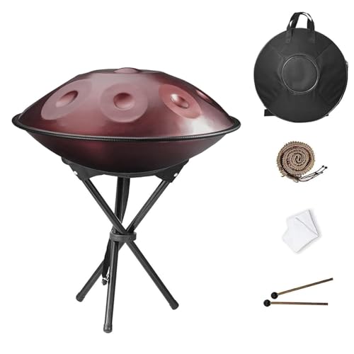 Handpan Drum 22 Inch D Minor 9/10 Notas Nitrided Steel miniatura 1