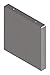Closure Plate, Wireway, Steel, 6in.Hx6in.L, NEMA Enclosure Type: 1 (PK-2)