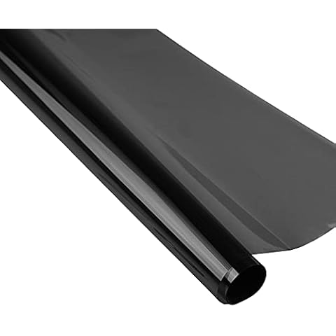 ETOPARS 76cmx3m 5% VLT Black Smoke Car Window Tint Film Roll Van Vehicle Home Office Glass Solar Film Tinting Heat Insulation Sun Protection Cover