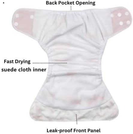 Miniatura 4 de Kawaii bebé mi tema DE COLOR uno tamaño bolsillo pañales de tela pañales paquete de 4 8inserciones de bambú 836lbs  S4 talla única