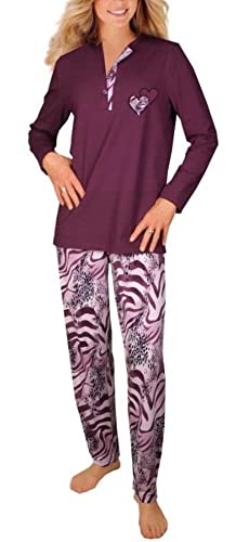 Ensemble de Pyjama Femme 100% Coton Manches Longues Cover