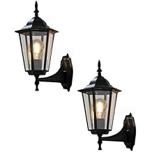 Outside Wall Light European Garden Villa Lamp Exterior Wall Lamps Die-cast Aluminium Wall Sconce Rustproof Wall Fitting Garage Porch Lights Front Door Garden Light Staircase Corridor Light