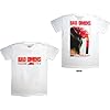 Rock Off officially licensed products Bad Omens Flower T Shirt XL White #2