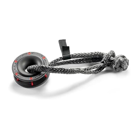 Factor 55 Rope Retention Pulley (RRP) and Standard Duty 10" Soft Shackle Combo, for Use with Synthetic Rope Cover