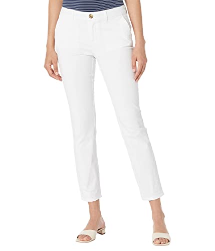 Tommy Hilfiger Womens Relaxed Fit Cuffed Hampton Chino Straight-Leg Pants