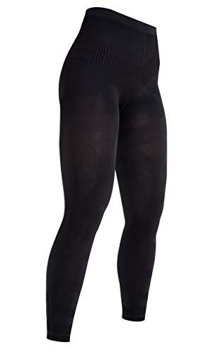 HOYISOX Compression Tights 20-30 mmHg for Women, Seamless Legs for Running and Athletic Use (Black, 3X-Large)
