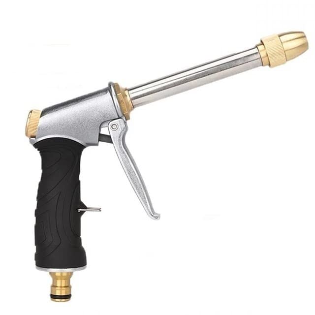 Boquilla de riego Pistola de Agua para jardín, rociador de césped, Herramientas de riego, boquillas de Manguera Ajustables, Pistolas pulverizadoras de Lavado de Coches de Alta presión