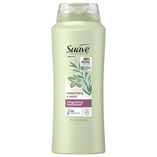 Suave Professionals Invigorating Conditioner for Dry, Damaged Hair Rosemary and Mint Paraben-free and Dye-free Deep Hair Conditioner 28 oz