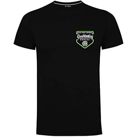 Gas Monkey Garage T-Shirt Green Shield Black-XXXL Cover