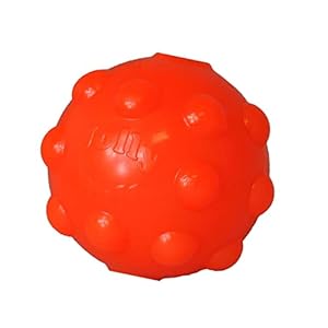Jolly pets orange jolly jumper ball dog toy 3 in  urban country home decor