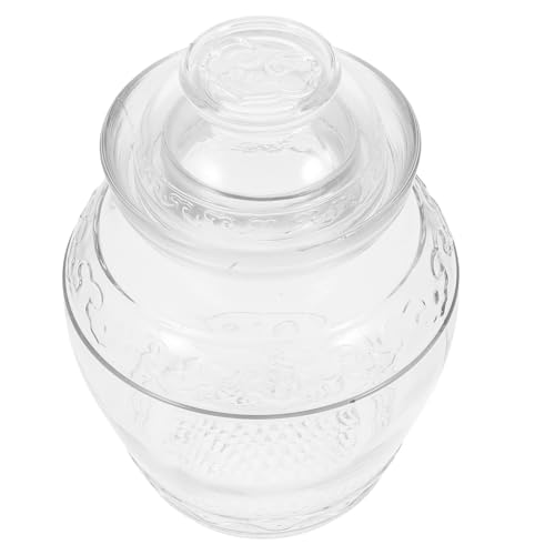 FRCOLOR Tarro de Cristal para Encurtidos de Cocina Gran Capacidad y Sellado de Alta Resistencia, Adecuado para Almacenar Verduras y Fermentados