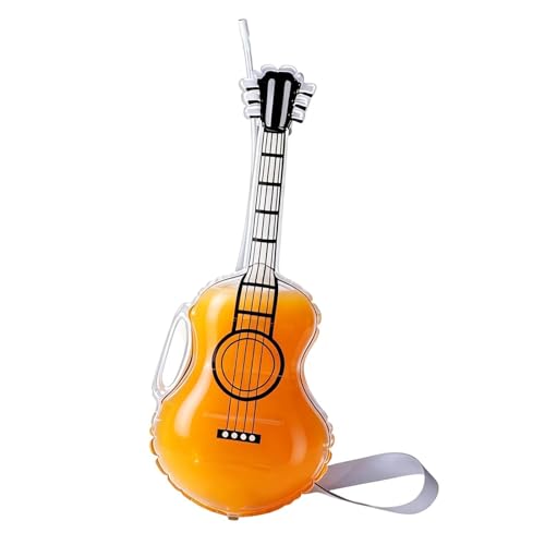 Carafe à liqueur - Récipient À Vin Avec Paille,bouteille pour whisky et vin sur le thème du violon | pour plage, vacances, anniversaire, festival de...