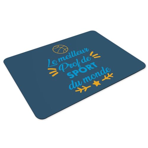 Set de table caoutchouc bleu basket grand format 4 pcs - 3