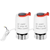 Stellantrieb Fussbodenheizung 230v M30x1,5 NC (stromlos geschlossen), Stellmotor VA80 für Fußbodenheizung, Fußbodenheizung Ventil für nahezu jeden Heizkreisverteiler (2)