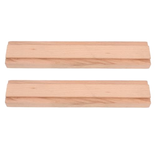 Guías correderas de madera maciza NUOBESTY de 2 piezas para cajones suaves en cocinas y oficinas 2