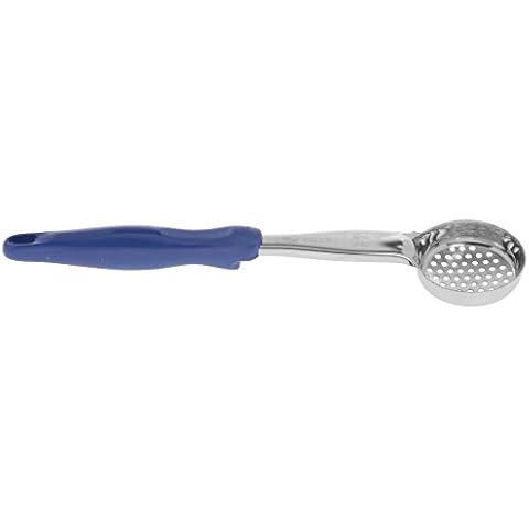 Vollrath (6432230) Jacob's Pride Perforated Round Spoodle (2-Ounce, Blue) Cover