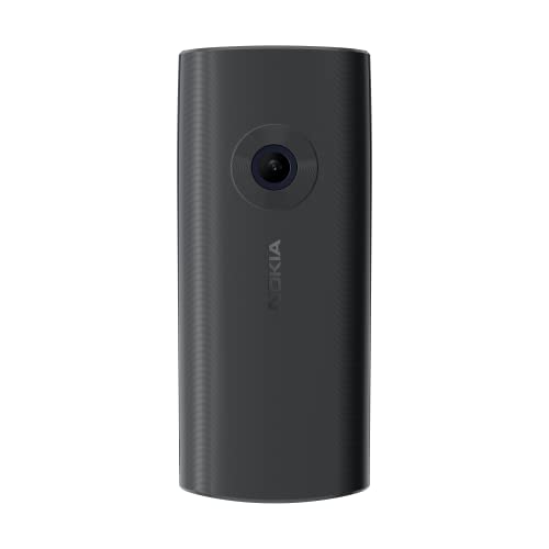 Nokia 110 Feature Phone mit integriertem MP3-Player, rückwärtiger Kamera, langlebigem Akku und Diktiergerät - Charcoal – Bild 4