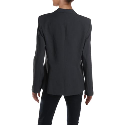 Calvin Klein Womens Suit Separate Business One-Button Blazer Gray 62