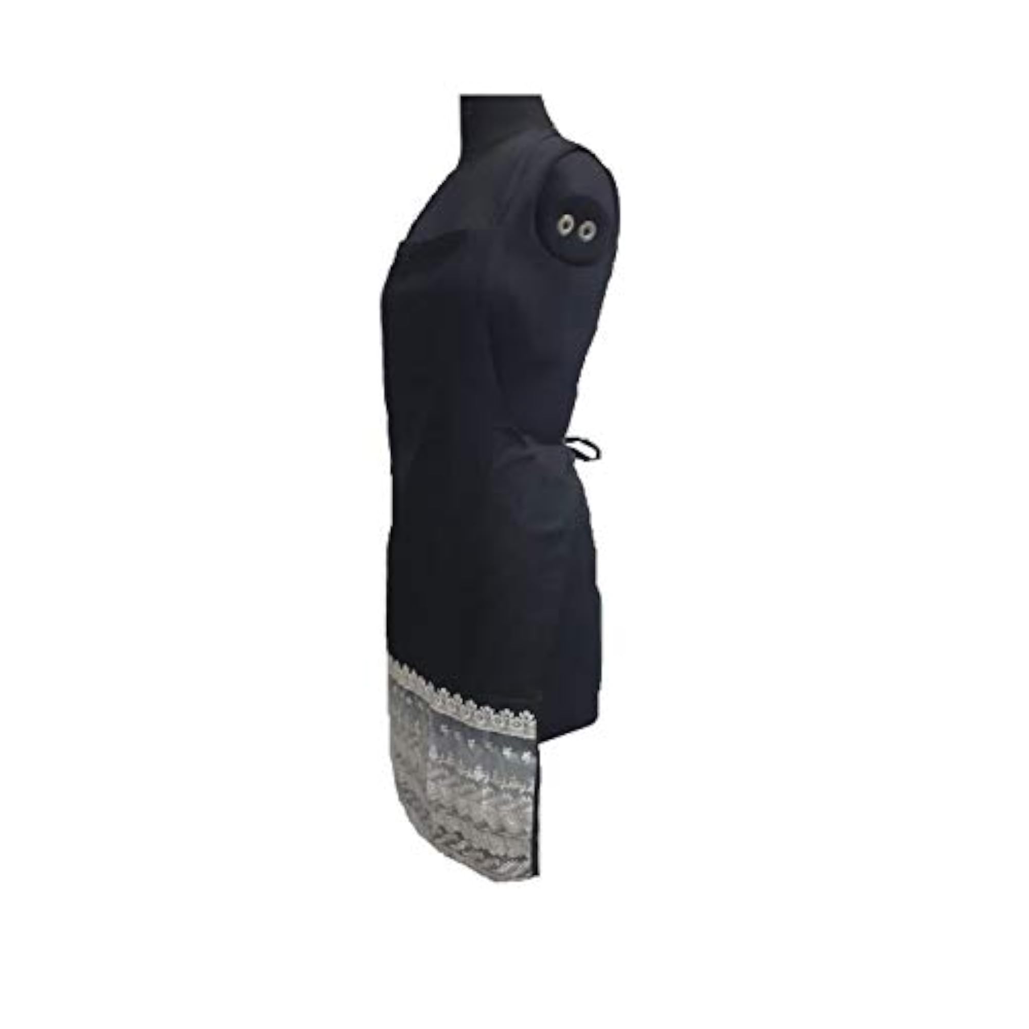 Hand Stitched Cotton Apron with Hand Painting