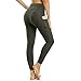 FIANA FASHIONS Womens High Waisted Yoga Leggings Tummy Control Workout Running Soft Pants Olive