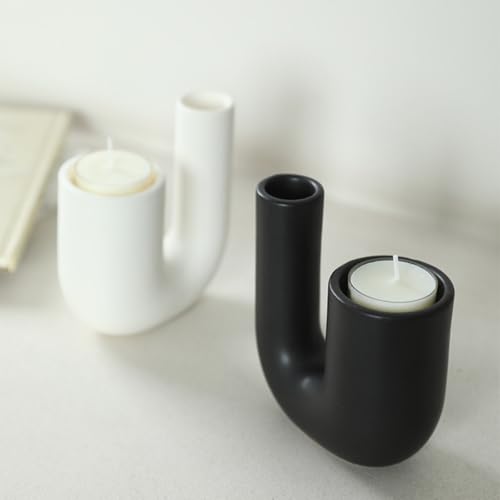 Support de flamme conique pour illuminer vos repas de vacances - 6