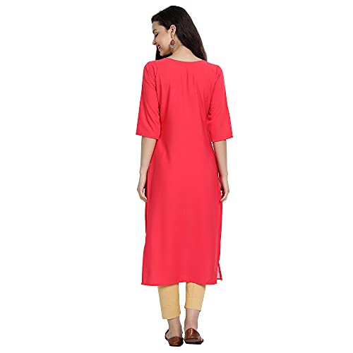 Image of Women's Crepe Straight Kurta