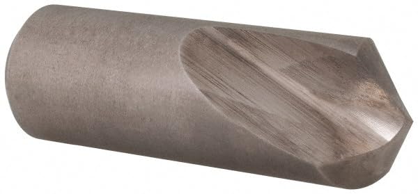 Hertel Spotting Drill, 3/4" Diameter, High-Speed Steel, 3/4" Shank Diameter, Bright/Uncoated Finish, 118 Degree, 1-1/8" Flute Length, 2-1/4" OAL, Right Hand Cut