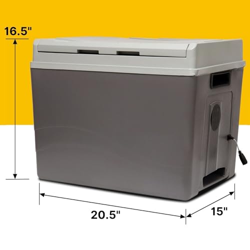 Image of Koolatron 12V Iceless Cooler & Warmer - Portable Electric Cooler /Nevera Portatil Electrica for Car Truck Camper Boat, Hard Sided Mini Fridge for Camping Picnic Travel Lunch Food Drinks Office 40 qt