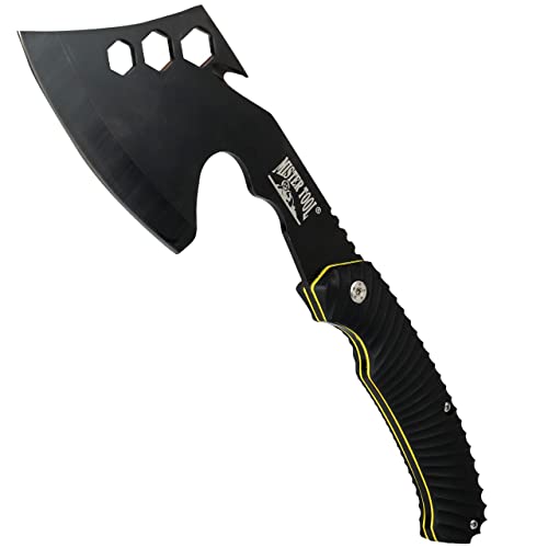 Mister Tool Camping- u. Jagd-Axt, Campingaxt, Freizeitbeil, Universalaxt, Spaltaxt, Handbeil, Survivalaxt, Ganzstahlbeil, Outdooraxt, Waldaxt