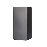 Black Metal Cash Box Money Holder Money Box for Cash Single Row Currency Tray Money Storage Box with Lid Cash Organizer Money Saving Organizer Money Gift Box Organizer, 7.28 x 3.35 x 2.76 inch