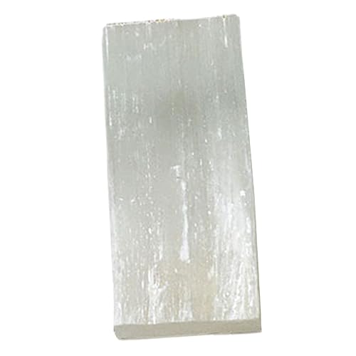 Happyyami Selenite Charging Plate Flat for Decoration Natural Mineral Transparency Versatile Use Home Decor Unique Present