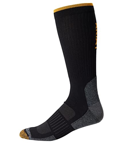 ARIAT Unisex Vented Arch Support Wool Blend Dense Cushion Performance Crew Socks