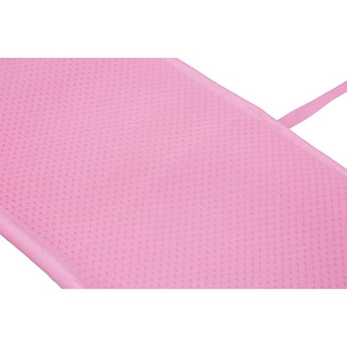 Image of 3PCS Crib Rail Covers for Teething - Non-Padded- Easy Install, Soft Mesh Cover,Mesh Coverage Straps for Full Size (Pink)