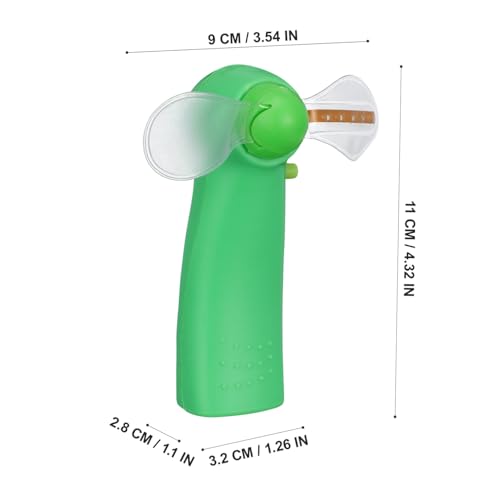 Mini ventilador de mano infantil con luces brillantes LED, pack de 4 unidades 3