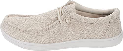 Whitin Women's Extra Wide Barefoot Minimalist Shoes Slip-On Zero Drop Loafer Size 10W Deck Boat Nurses Moccasin Casual Stretch Road Running W86 Walking Comfortable Ladies Fashion Sneakers Beige 41 #TOP2
