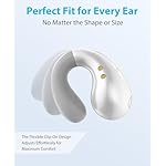 Ultra Open-Ear-Earbuds Wireless Bluetooth - Ergonomic Clip-On Headphones, Small Bone Conduction Earbuds with Waterproof Design, Perfect Running Headphones for Sports, Fitness, and Workouts - Image 3