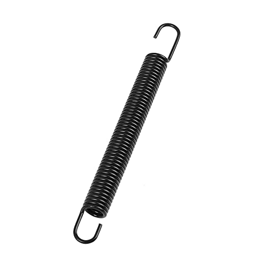 A ABSOPRO Muelle Para Caballete para Moto Patada Soporte Retorno Resorte para GY6-125 Inoxidable Acero Negro