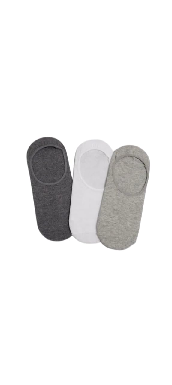 Virock Loafer socks Men/Woman Multi Colour Cotton Socks Free Size (Pack of 3)-image-7