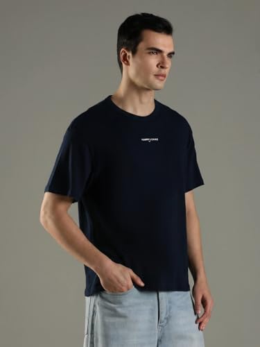 Image of Solid Relaxed Fit Cotton T-Shirt