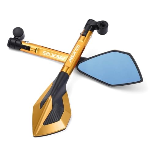 Espejos laterales de moto MSX125 con visión angular regulable CNC 4