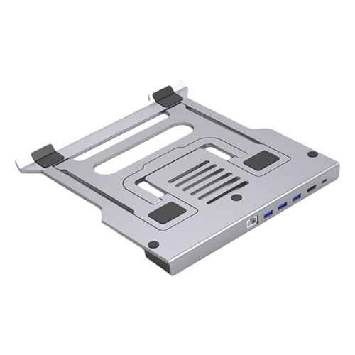 Support multifonction 6 en 1 pour ordinateur portable avec hub USB 3.0 HDTV RJ45 intégré