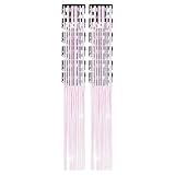 12Stk,51cm Haarsträhnen zum Einklipsen, Hair Tinsel, Glitzer Haarsträhnen, funkelnde Glitzer Haare für Damen & Kinder, ideal für Festival, Party & Geburtstag (F)