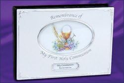 Church Supply Warehouse 4"x6" My Communion Silver Photo Album