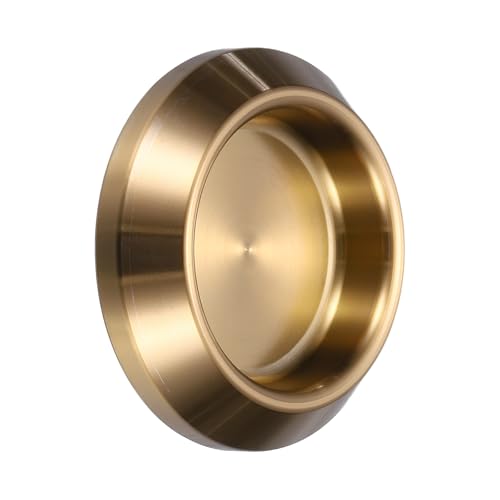 sourcing map Tiradores redondos de cristal para puerta corrediza, acero inoxidable 304, con calcomanías adhesivas para ducha, balcón, oficina, puertas correderas, armarios, color oro rosa