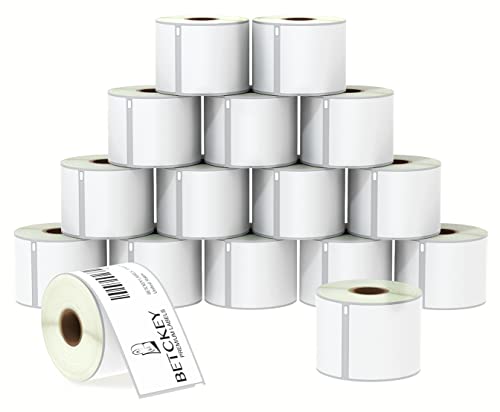Betckey - Compatible Dymo 99019 (2-5/16" X 7-1/2") Internet Postage Labels - Compatible With Rollo, Dymo Labelwriter 450, 4Xl & Zebra Desktop Printers[16 Rolls/2400 Labels] #TOP10