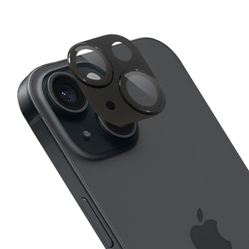 Apapeyaカメラ保護カバー iPhone 15/iPhone 15 Plus用 カメラ保護フィルム アルミ合金製+AR高透過率強化ガラス 一体型カメラレンズカバー 0.25mm超薄 アイフォン15プラスに対応 レンズ保護ケース アイフォン15レンズ保護