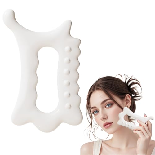 1PCS Gua Sha Tool - Face Body Gua Sha for Cellulite and Toning and Tightening Skin Blood Circulation Full Body Massage Fatigue Relief and Reduce Puffiness
