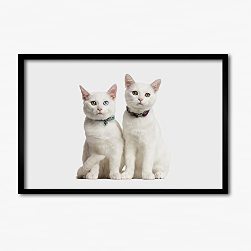 Cadre en bois moderne Tulup 60x40 cm en MDF blanc de qualité pour peinture et affiche