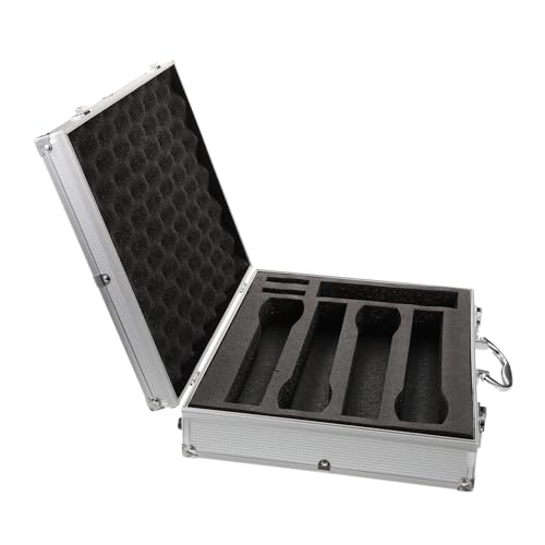 KESYOO Portable Microphone Carrying Case with Handle for Microphones Durable Storage Box for Mic Accessories Cables and More Organizer for Travel