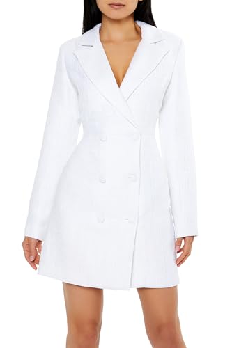 Forever 21 Women's Tweed Blazer Mini Dress2